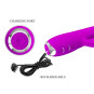 PRETTY LOVE - VIBRATEUR LAPIN RECHARGEABLE GLORIA IMPERMÉABLE VIOLET