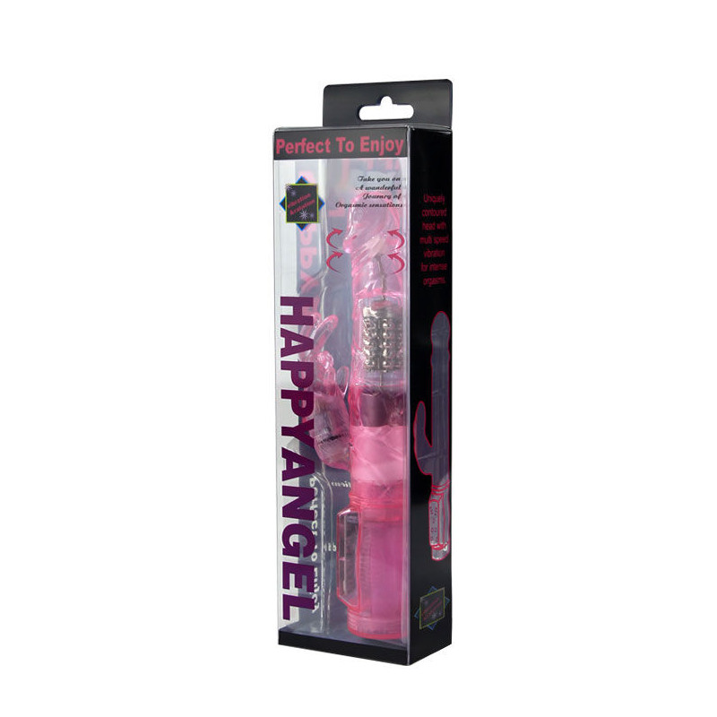 BAILE - MINI ROTATEUR LAPIN ROSE AVEC SUPERSTIMULATEUR