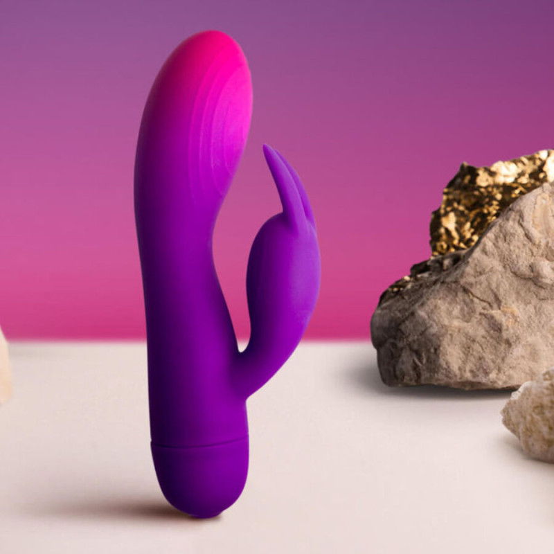 ROCKS-OFF - GLO-GIRL VIBRATEUR LAPIN VIOLET