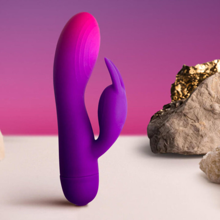 ROCKS-OFF - GLO-GIRL VIBRATEUR LAPIN VIOLET