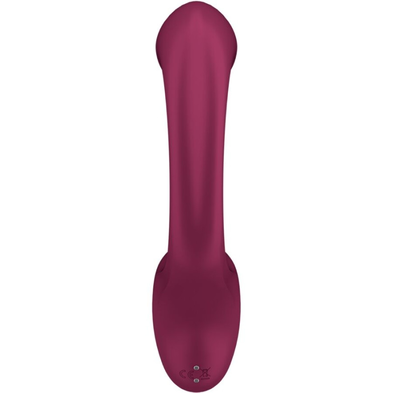 SATISFYER - G FOR GODDESS 2 BOUTEILLE VIBRATEUR LAPIN BORDEAUX