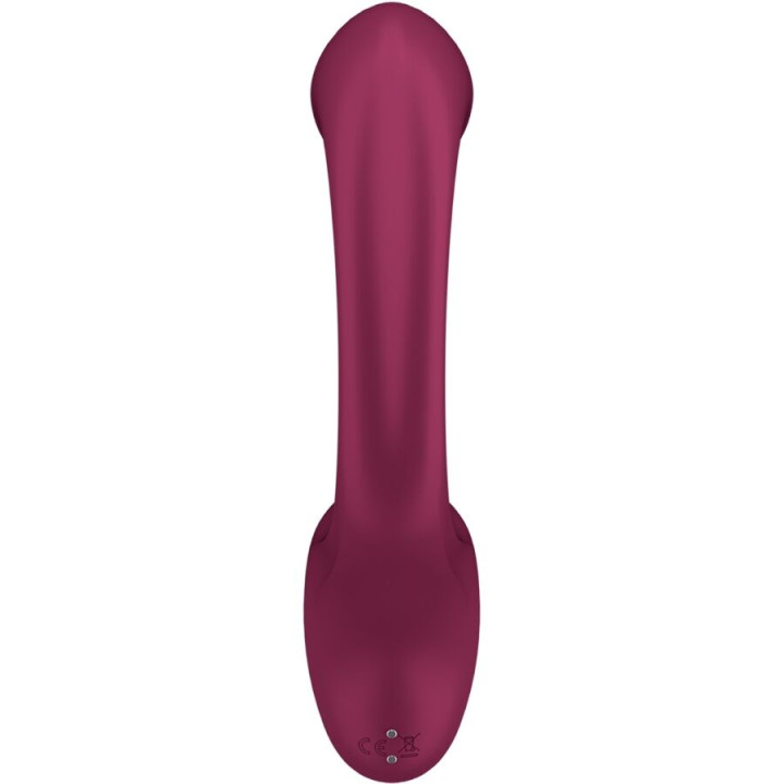 SATISFYER - G FOR GODDESS 2 BOUTEILLE VIBRATEUR LAPIN BORDEAUX