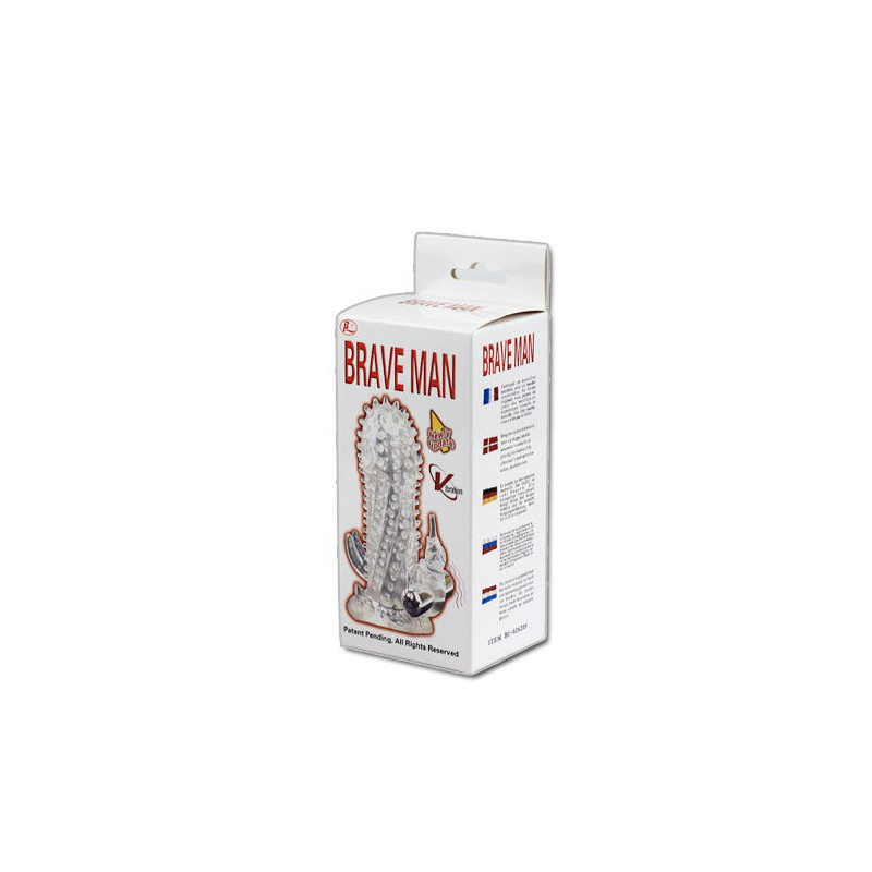 BAILE - BRAVE MAN RABBIT VIBRATEUR EXTENSION DE PÉNIS