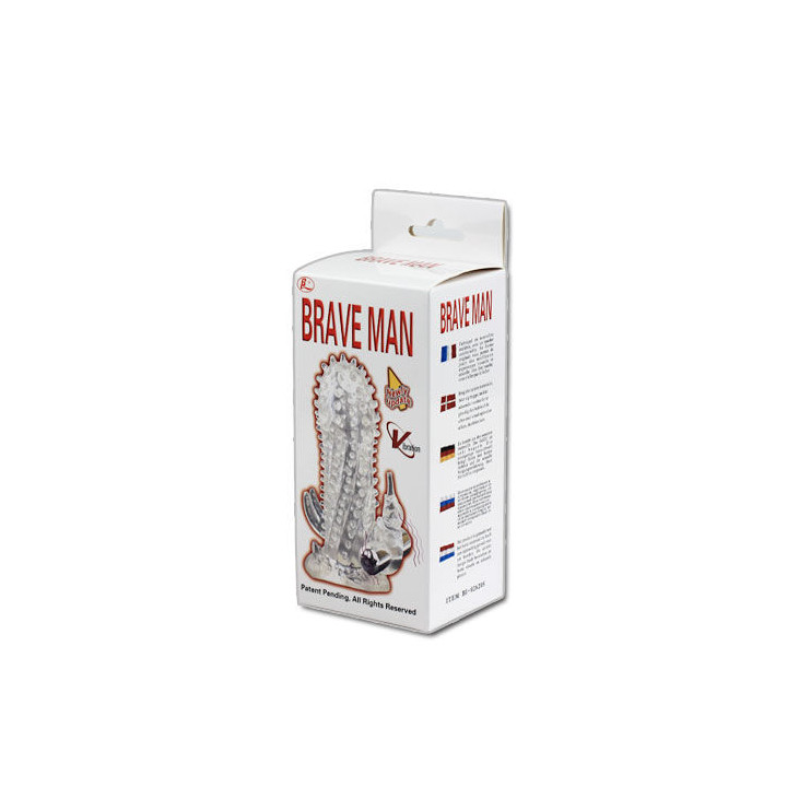 BAILE - BRAVE MAN RABBIT VIBRATEUR EXTENSION DE PÉNIS