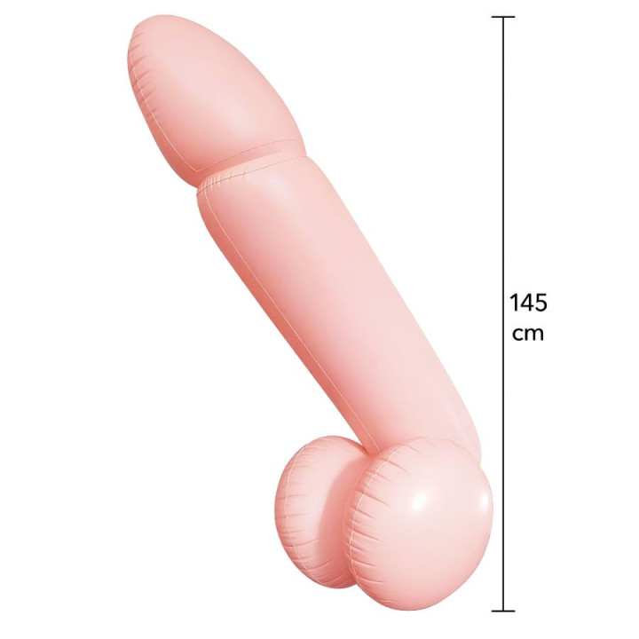 HIDDEN DESIRE - PÉNIS GONFLABLE GÉANT WILLY 145 CM