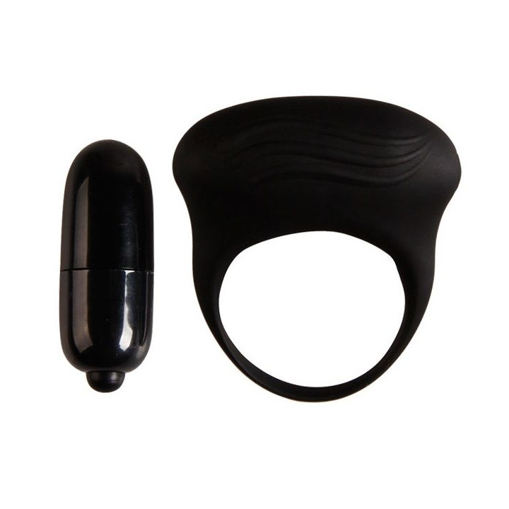 PRETTY LOVE - BERTRAM ANNEAU VIBRATEUR NOIR