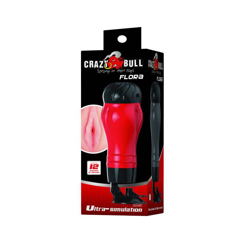 CRAZY BULL - FLORA VAGIN AVEC BASE MASTURBATEUR
