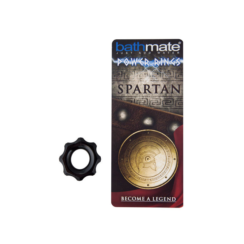 BATHMATE - ANNEAU PÉNIS NOIR SPARTAN