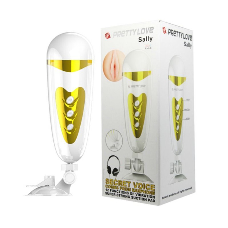 PRETTY LOVE - MASTURBATEUR MASCULIN AVEC VIBRATION ET SON SALLY