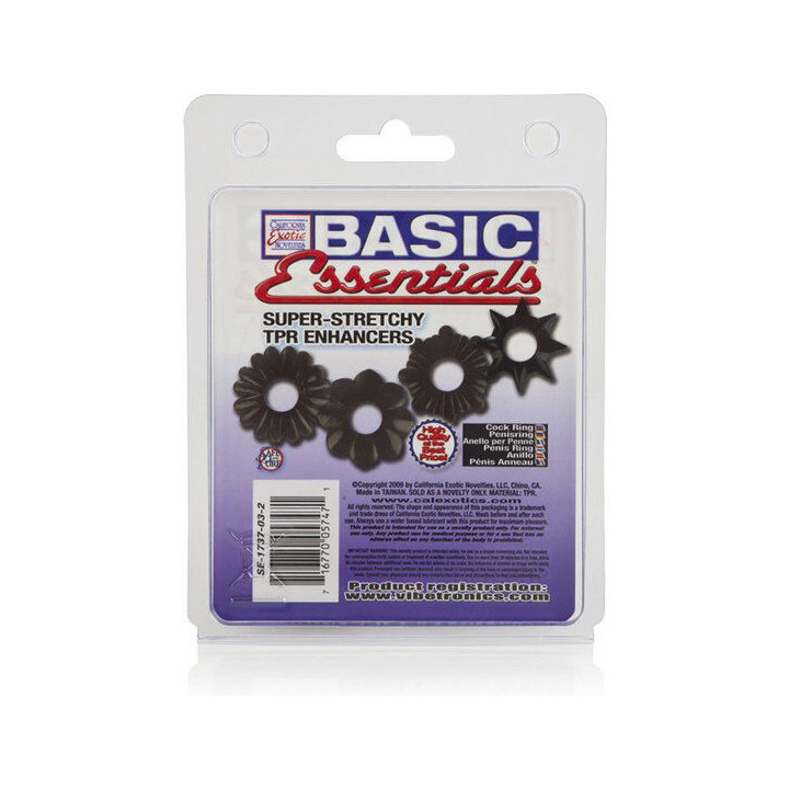 CALEXOTICS - PAQUET DE 4 ESSENTIELS DE BASE