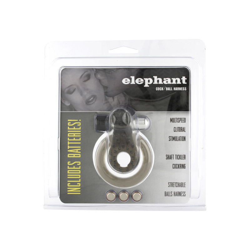 SEVEN CREATIONS - ANNEAU VIBRANT AVEC ÉLÉPHANT STIMULANT