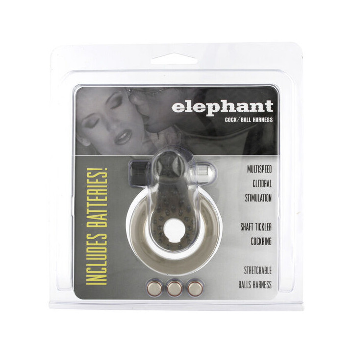 SEVEN CREATIONS - ANNEAU VIBRANT AVEC ÉLÉPHANT STIMULANT