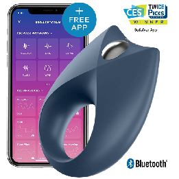 SATISFYER - APPLICATION PUISSANTE DE VIBRATEUR  UN ANNEAU ROYAL