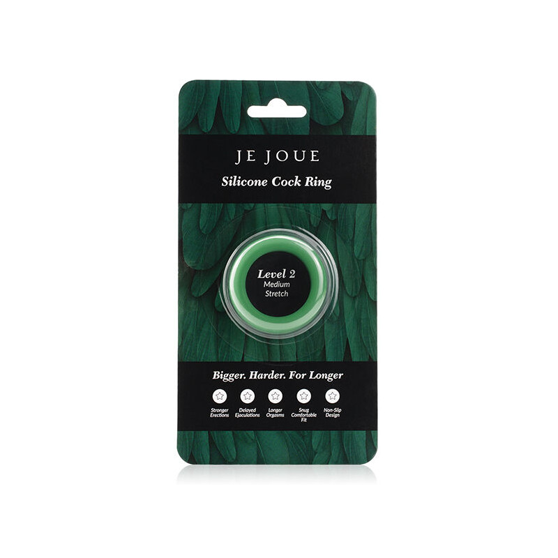 JE JOUE - BAGUE SILICONE VERTE CHOKE MOYEN