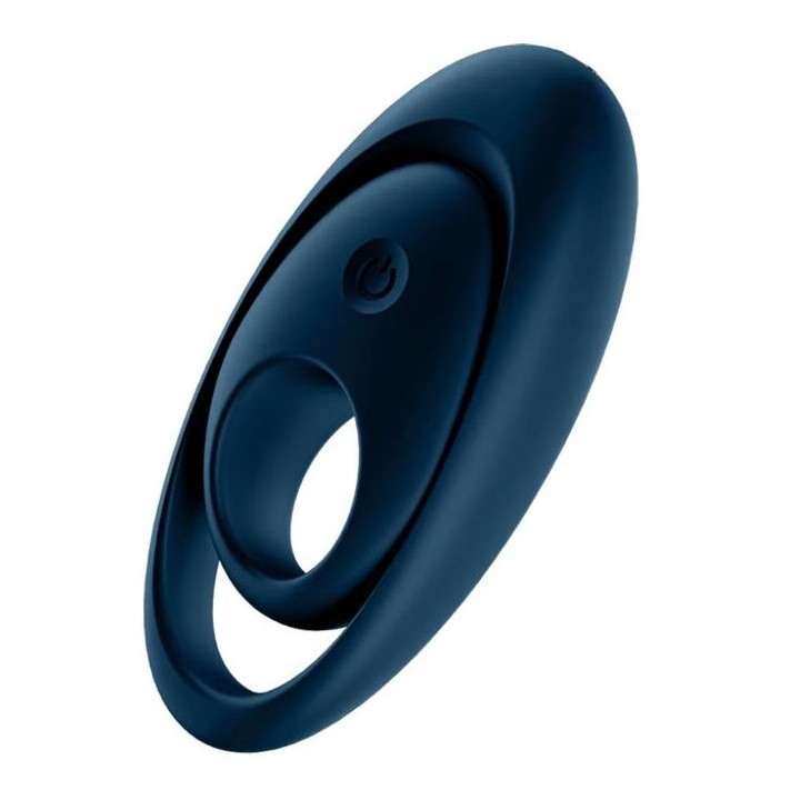 SATISFYER - VIBRATEUR  ANNEAU GLORIOUS DUO BLEU
