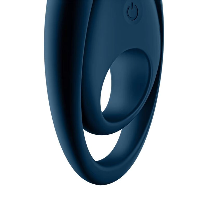 SATISFYER - VIBRATEUR  ANNEAU GLORIOUS DUO BLEU