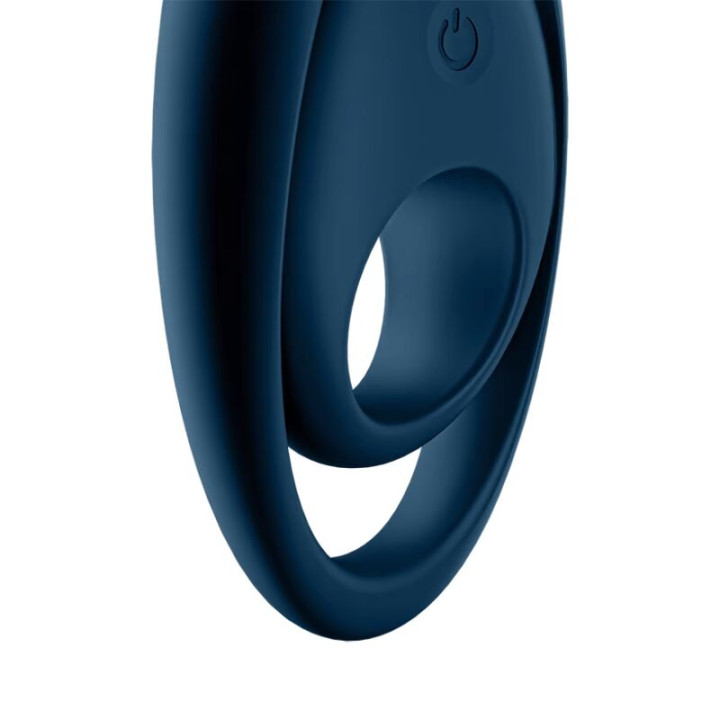 SATISFYER - VIBRATEUR  ANNEAU GLORIOUS DUO BLEU
