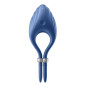 SATISFYER - VIBRATEUR ANNEAU DUELIST BLEU