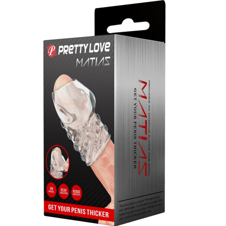 PRETTY LOVE - ÉPAISSISSEUR DE PÉNIS TRANSPARENT MATIAS