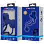 PRETTY LOVE - REMINGTON DOUBLE ANNEAU VIBRANT AVEC PLUG BLEU