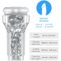 KIIROO - FEEL POCKET STROKER CRISTAL PAR KIIROO TRANSPARENT