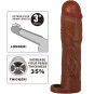 PRETTY LOVE - MANCHON DE PÉNIS GERD AVEC EXTENSION DE 7,6 CM MULÂTRE