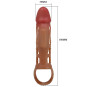 PRETTY LOVE - MANCHON PÉNIS VIBRANT PRESTON 18 CM
