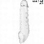 ADDICTED TOYS - GAINE PÉNIS TRANSPARENTE TAILLE M 27 CM