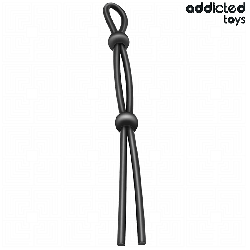ADDICTED TOYS - CORDE EN SILICONE POUR LE PÉNIS À DOUBLE BOUCLE