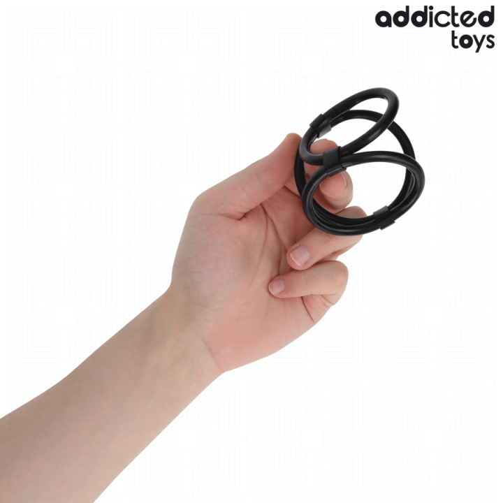 ADDICTED TOYS - ANNEAU PÉNIS TRIPLE