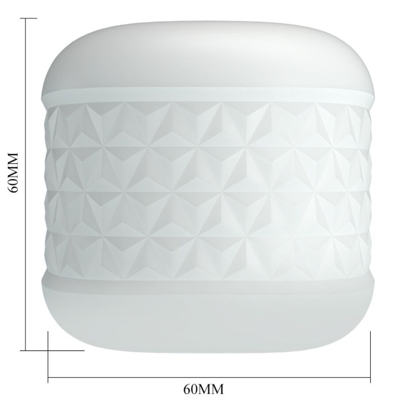 PRETTY LOVE - MASTURBATEUR HOMME CRYSTLE BLANC
