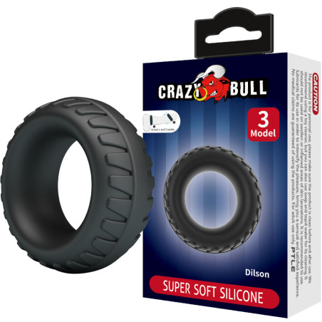 CRAZY BULL - BAGUE EN SILICONE DILSON MODÈLE 3