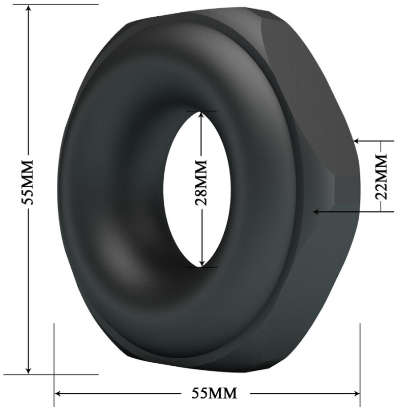 CRAZY BULL - BAGUE EN SILICONE JARVIUS MODÈLE 14