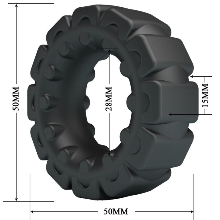 CRAZY BULL - BAGUE EN SILICONE LAIDEN MODÈLE 5