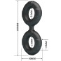CRAZY BULL - RADWAN DOUBLE BAGUE EN SILICONE MODÈLE 19