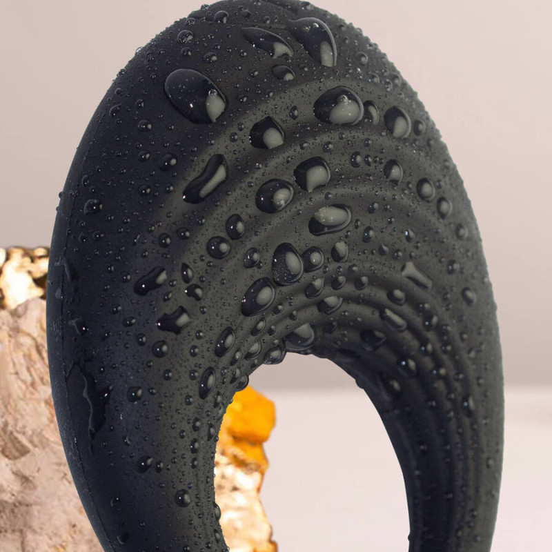 ROCKS-OFF - ANNEAU PÉNIS VIBRANT SPIRE BLACK
