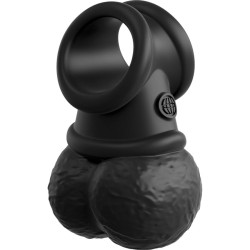 KING COCK - LES BIJOUX DE LA COURONNE BOULES PÉTILLANTES EN SILICONE