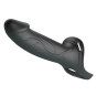 PRETTY LOVE - LANDON BLACK STRAP-ON VIBRANT