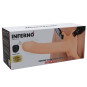 HIDDEN DESIRE - INFERNO MANCHON PÉNIS VIBRANT AVEC STRAP-ON 20 CM