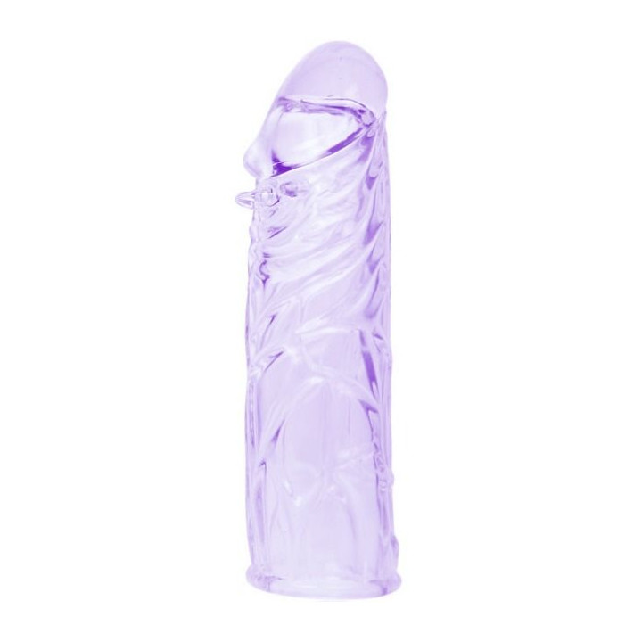BAILE - HOUSSE LILAS POUR LE PÉNIS EN SILICONE ADAPTABLE 13 CM