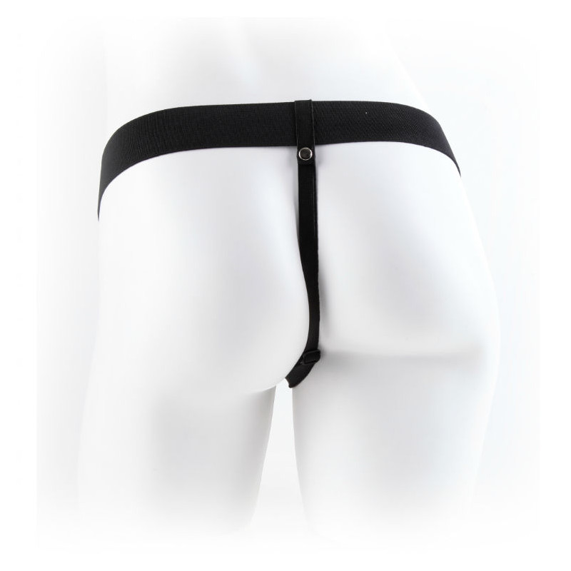 FETISH FANTASY SERIES - 11 STRAP-ON CREUX VIBRANT AVEC BILLES 27.9CM CHAIR