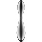 SATISFYER - PURE GRAVITY 3 GODEMICHET DOUBLE EXTRÉMITÉ EN ACIER INOXYDABLE