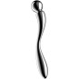 SATISFYER - STAR FORCE 2 GODEMICHET DOUBLE EN ACIER INOXYDABLE