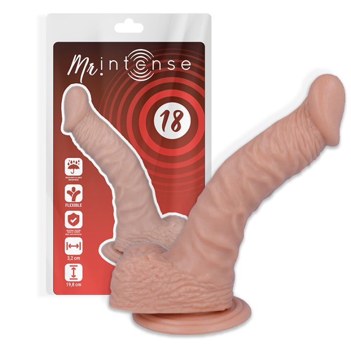 MR INTENSE - 18 PÉNIS RÉALISTE 19.8 CM -O- 3.2 CM