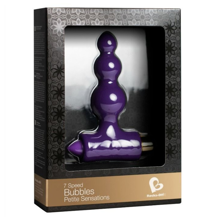ROCKS-OFF - STIMULATEUR ANAL PETITE BULLES - LILAS