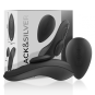 BLACK&SILVER - CULOTTE VIBRANTE RECHARGEABLE EN SILICONE PRESTON NOIRE