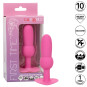 CALEXOTICS - FIRST TIME SONDE ANAL PLUG PERLÉE 10 VIBRATIONS ROSE