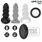 ADDICTED TOYS - PLUG ANAL ROTATIF ET VIBRANT, TÉLÉCOMMANDE AVEC LUMIÈRE LED
