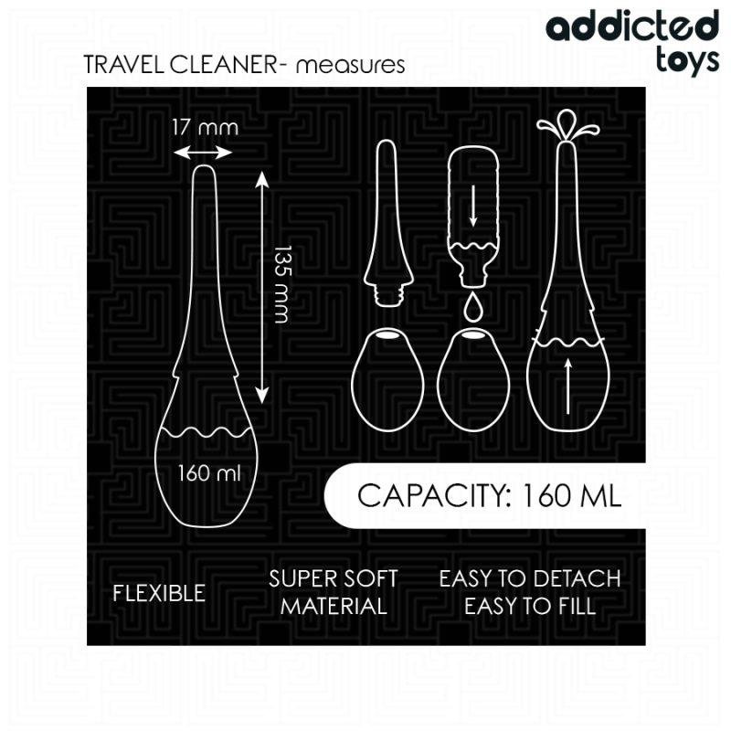 ADDICTED TOYS - NETTOYEUR DE VOYAGE MODÈLE 3