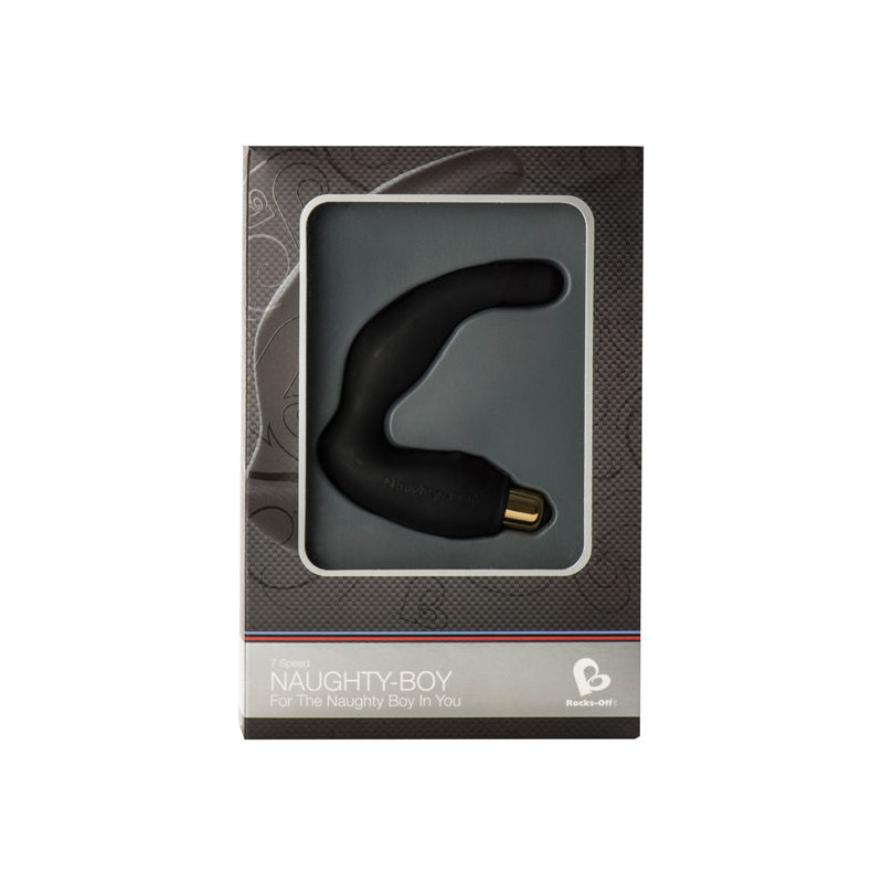 ROCKS-OFF - MASSEUR POINT G MLE NAUGHTY-BOY 7 V NOIR